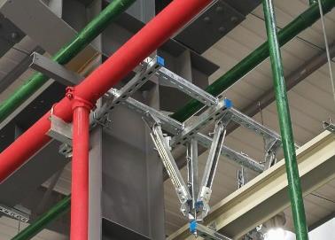 永仁该抗震支架的整体式支吊架结构协调性好